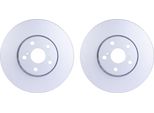2 Dischi Freno Anteriori Hella Per Toyota Avensis