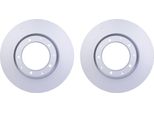 2 Dischi Freno Posteriori Hella Per Land Rover Defender Convertible
