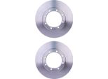 2X Hella 8DD 355 117-281 Disco Freno Asse Posteriore