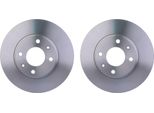 2 Dischi Freno Anteriori Hella Per Citroen Peugeot Bx