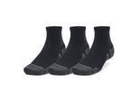 Calzini Ua Performance Tech 3Pk Qtr-Blk