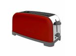 Tostapane Vintage 850W Acciaio 6° Rosso Acciaio Inox Taurus Vintagesinglered850W