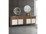 Cassettiera In Legno Credenza Specchio Cassettiere Solide Credenze Soggiorno