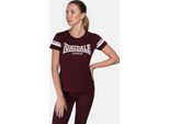Maglietta Donna Killegray Oxblood/White Xxl Lonsdale