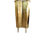 Casa Padrino Cassettone Barocco Oro Con 7 Cassetti Ovali - Stile Antico