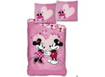 Disney Minnie Mouse Bettbezug Cuore - 140 X 200 Cm - Poliestere