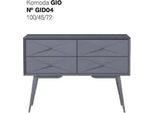 Cassettiera Armadio Credenza Moderna Cassettiere Legno Grigio Credenze Legno Nuovo