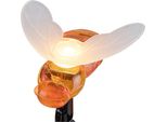 Lampada Solare Decorativa Da Giardino Led 0,06W Bobus Nero 77002 Rabalux