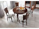 Tavolo Da Pranzo Rotondo Lucido Marrone Tavolo Da Pranzo Set Sala Da Pranzo Sedie 5Pz.