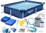 Piscina Con Cornice Rettangolare 221X150X43 Cm 16In1 Bestway 56401N