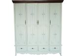 Armadio Multiuso Bianco 198 X 61 X 220 Cm Jvmoebel
