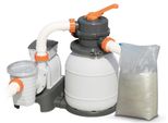 Pompa Per Sabbia 5678 L/H + Sabbia 25Kg Bestway 58497