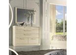 Cassettiera Beige 125 X 53 X 104 Cm Jvmoebel