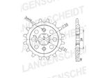 Ritzel Supersprox 520 - 14Z Cst-1041:14|Grobverzahnt 21,4/25,0