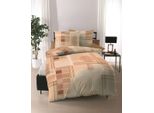 Kaeppel Maco Satin Biancheria Da Letto Glenn 135X200 Cm + 80X80 Cm Mandarino