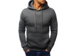 Dstreet Felpa Con Cappuccio Da Uomo Fridolin Grigio Scuro M
