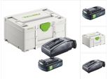 Festool Energy Set 1X Bp 18 Li 3.0 C Batteria 18 V 3.0 Ah / 3000 Mah Li-Ion ( 577658 ) + Caricatore Tcl 6 ( 201135 ) + Systainer