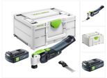 Festool Vecturo Osc 18 E-Basic Oscillatore A Batteria 18 V Starlock Max Brushless + 1X Batteria Ricaricabile 3,0 Ah + Systainer - Senza Caricabatterie