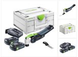 Festool Vecturo Osc 18 E-Basic Oscillatore A Batteria 18 V Starlock Max Brushless + 2X Batteria Ricaricabile 3,0 Ah + Caricatore + Systainer