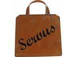 Borsa In Metallo Servus Di Circa 36 Cm - Decorazione Da Giardino