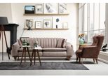 Set Di Divani Designer 3+1 Posti Marrone Jvmoebel