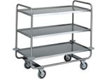 Carrello Di Servizio Pesante Kbs 1100 Con 3 Ripiani - Portata 150 Kg 1090Mmx590X950 Mm