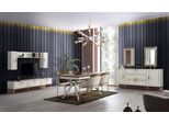Set Sala Da Pranzo Tavolo 4X Sedie Credenza 2х Specchio Jvmoebel