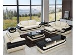 Set Di Divani 3+2+1 Posti A Sedere 2X Tavolino Credenza Sgabello 7 Pz Jvmoebel