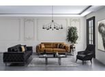 Set Da Salotto Set Da Divano 4+3+1 Posti Nero Lusso Jvmoebel