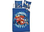 Set Di Biancheria Da Letto Reversibile Sonic The Hedgehog 135 X 200 Cm 100% Cotone