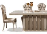 Sedia Da Pranzo Beige 52 X 56 X 110 Cm Jvmoebel