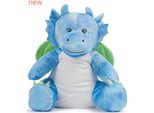 Mumbles MM579 | Zippie Blue Dragon Taglia Unica (39 Cm) - Colore: Blu - Taglia: Taglia Unica (L)
