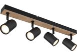 Globo Lighting|Faro In Metallo Nero Opaco, 4X GU10