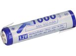 Xcell Aaa Micro Batteria Ricaricabile Ni-Mh 1,2V 1000 Mah Z Etichetta A Saldare