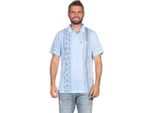 Polo Estiva Da Uomo A Manica Corta Blu Chiaro/M