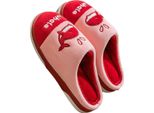 Pantofole Unisex, Pantofole Morbide Da Uomo E Donna, Pantofole Calde Rosse Taglia 36/37
