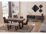 Set Sala Da Pranzo Tavolo Da Pranzo 4х Sedie Panca Credenza Gruppo Da Pranzo 3X Specchio 10 Pz