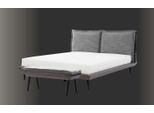 Sgabello Grigio Elegante Sgabello Da Camera Da Letto Rivestimento Moderno Design Lusso Nuovo