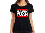 Maglietta Hawk Tuah Funny Meme Donna, Nero, L