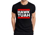 Maglietta Hawk Tuah Funny Meme Uomo, Nero, L