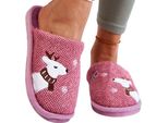 Pantofole Da Donna Con Renne Pantofole Leggere YF-40 Rosa Misura 36