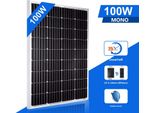 100W Pannello Solare 12V Monocristallino 100 Watt Modulo Solare Per La Casa Caravan