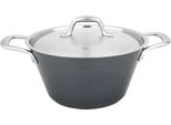 Casseruola Carl Schmidt Sohn-Altena Con Coperchio, Ghisa, 24X12,5 Cm, Argento