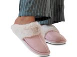 Pantofole Morbide Da Donna Slipon Pantofole Pantofole Alma Rosa Taglia 36/37
