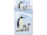 Set Di Biancheria Da Letto Con Pinguino 135 X 200 Cm 80 X 80 Cm 100% Cotone