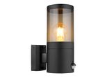 Globo Lighting|Luce Da Esterno In Acciaio Inox Nero Opaco, 1X E27