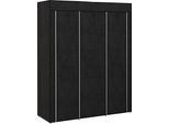 Homcom Armadio In Tessuto, Armadio Con Asta Appendiabiti, 8 Livelli, Armadio Pieghevole, Armadio Pieghevole Per Camera Da Letto, Corridoio, Tessuto Non Tessuto, Grigio Chiaro, 125 X 43 X 162,5 Cm