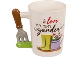 Tazza "I Love My Tiny Garden"" 12,7 X 11 Cm"