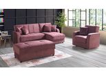 Wohnzimmer Set Sessel Sessel Ecksofa Hocker L-Form Hocker L-Form Modern Jvmoebel
