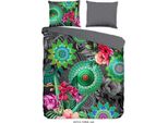 Hip Bettbezug "Mandala E Fiori"" - Multi - (140X200/220 Cm) - Baumwolle Satin"